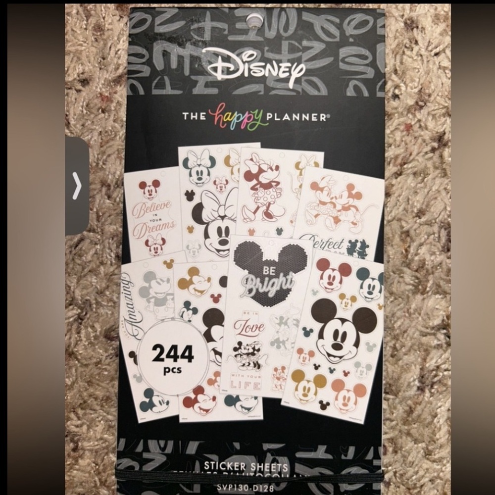 NEW Disney The Happy Planner Sticker Pack